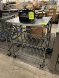 STAINLESS TOP METRO CART
