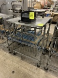 STAINLESS TOP METRO CART
