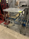 STAINLESS TOP METRO CART