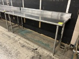 ADVANCE TABCO 7' STAINLESS STEEL WORK TABLE W/5