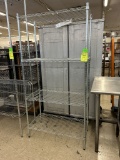 36IN X 18IN X 72IN STAINLESS SAFE RACK