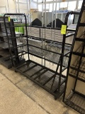 60IN X 24IN WIRE BOTTOM STOCKING CART