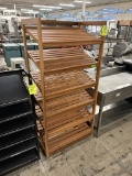 6 TIER WOOD DISPLAY