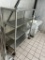 4FT STAINLESS RACK AND CART IN WALK-IN BOX
