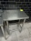24IN X 18IN X 36IN STAINLESS STEEL TABLE