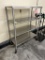 48IN X 18IN X 60IN STAINLESS STEEL RACK ON CASTERS