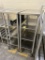 48IN X 18IN X 60IN STAINLESS STEEL RACKS ON CASTERS