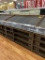 6FT PORTABLE SLANTED PRODUCE TABLES W/ SHELVING BELOW