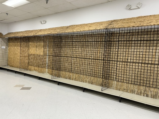 29FT OF MADIX WALL SHELVING