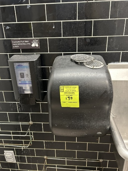 SOAP AND PAPER TOWEL DISPENSER