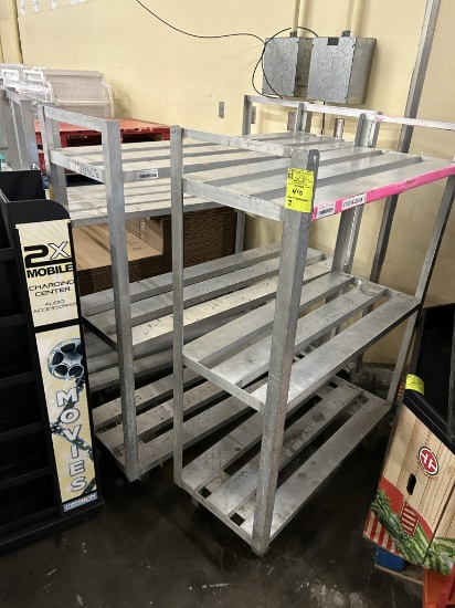 ASSORTED ALUMINUM COOLER CARTS