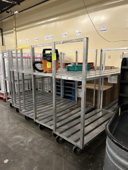 ASSORTED ALUMINUM COOLER CARTS