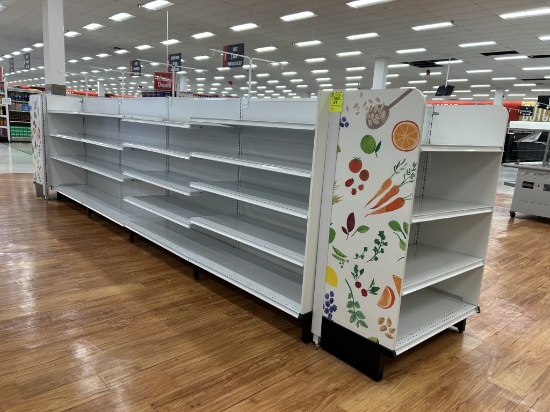 16FT OF MADIX GONDOLA SHELVING