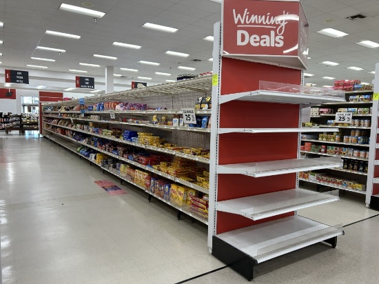50FT OF MADIX GONDOLA SHELVING