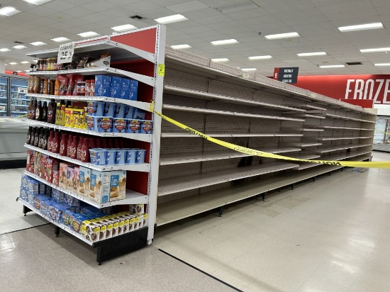 36FT OF MADIX WALL SHELVING