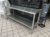 72IN X 24IN X 34IN STAINLESS STEEL TABLE