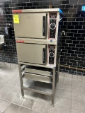 MARKET FORGE DOUBLE-STACK ELECTRIC STEAMER