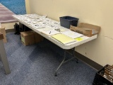 8FT PLASTIC FOLDING TABLE