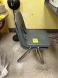 PLASTIC CHAIRS W/ METAL FRAMES