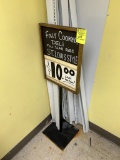 CHALKBOARD SIGN