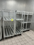 ASSORTED ALUMINUM COOLER CARTS