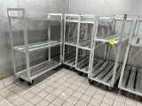 ASSORTED ALUMINUM COOLER CARTS