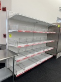 8FT OF MADIX WALL SHELVING