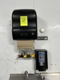 SOAP AND PAPER TOWEL DISPENSER