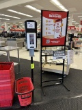 HAND SANITIZER DISPENSER AND SIGN FRAME