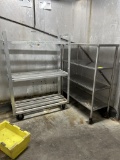 4FT STAINLESS RACK AND ALUMINUM COOLER CART