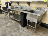 STAINLESS STEEL PRODUCE PREP SINK