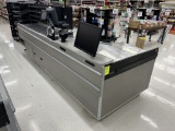 UNMARKED SINGLE BELT CHECKSTAND (NO POINT OF SALES)