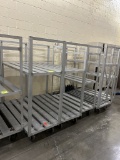 ASSORTED ALUMINUM COOLER CARTS
