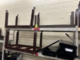 ASSORTED WOODEN MERCHANDISING TABLES