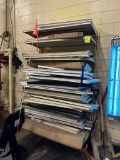 4FT MADIX WALL SECTION W/ LOOSE SHELVES