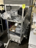 5FT ALUMINUM COOLER CART W/ CONTENTS