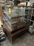 TWO DOOR DRY PASTRY DISPLAY CASE