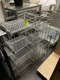 (3) WIRE MERCHANDISERS AND SMALL WIRE RACK