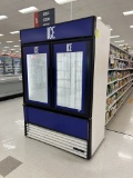 TRUE TWO GLASS DOOR ICE MERCHANDISER