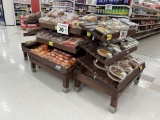 3 TIER WOODEN BAKERY MERCHANDISERS