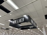 BEER & WINE HANGING SIGN