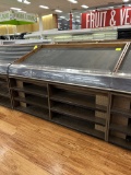 6FT PORTABLE SLANTED PRODUCE TABLES W/ SHELVING BELOW