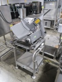 Bizerba deli slicer on stand