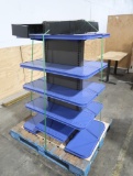 5 tier four sided merchandiser