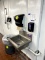 HAND SINK WITH PAPER TOWEL/SOAP DISPENSER
