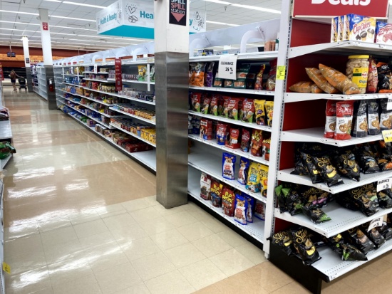 100FT RUN OF MADIX SHELVING