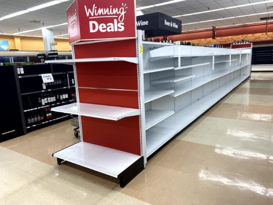 44FT RUN OF MADIX SHELVING