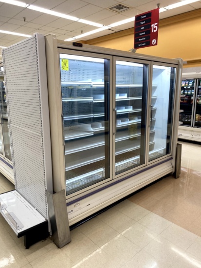 KYSOR 3 DOOR LOW TEMP CASE