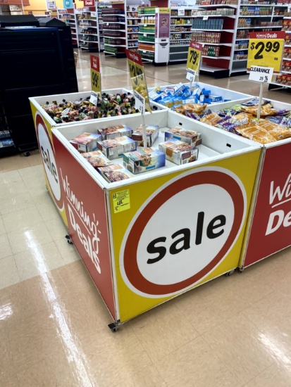 PORTABLE MERCHANDISER DISPLAYS