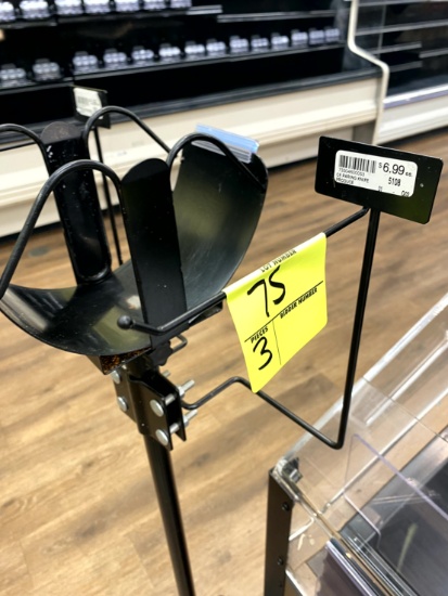 BLACK METAL PRODUCE BAG STANDS